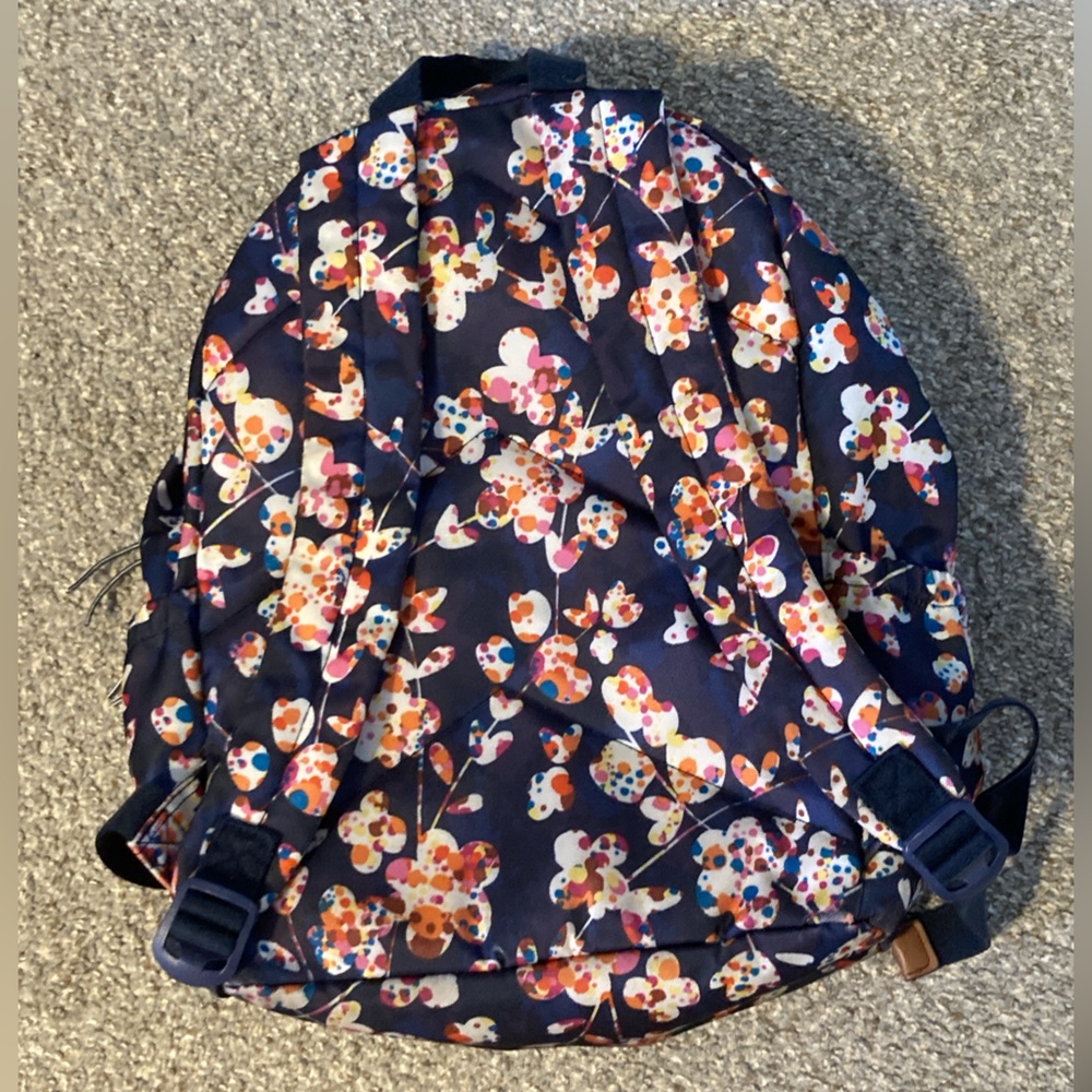 Vera Bradley Butterfly Print Backpack – Navy Multi Color - Picture 7 of 7